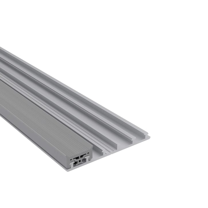 Mendig | Rand-Onderprofiel | Aluminium | Blank | 4000 mm #1