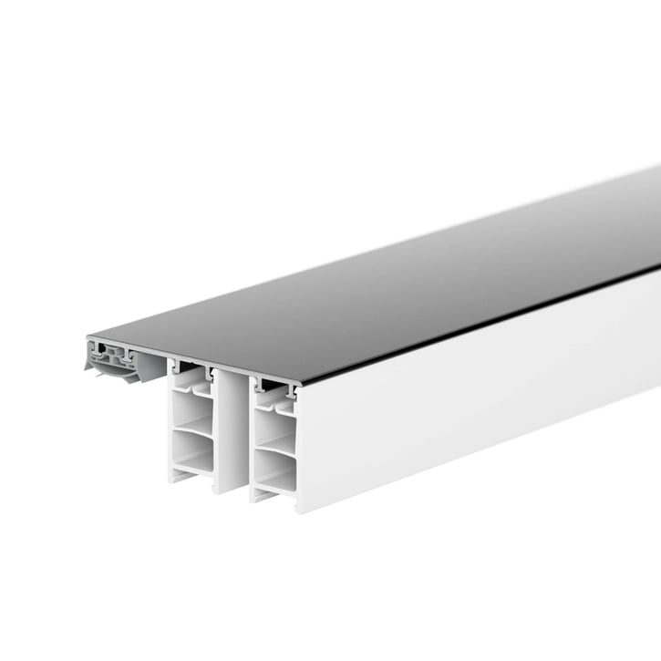 Mendig | Randprofiel | 12 - 15 mm | Aluminium | Donkergrijs | 3000 mm #1