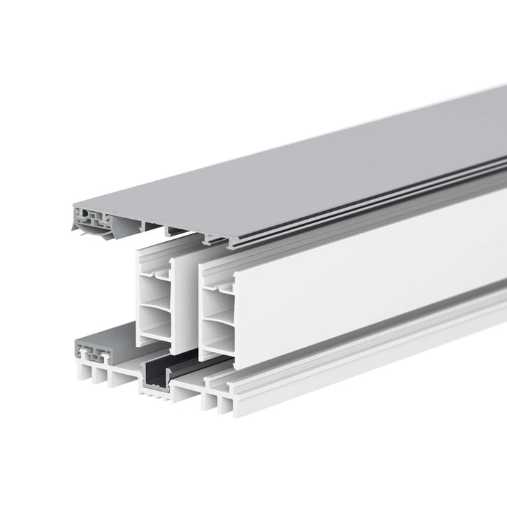 Mendig | Randprofiel | 16 mm | Thermo/Thermo | Aluminium | Blank | 4500 mm #2