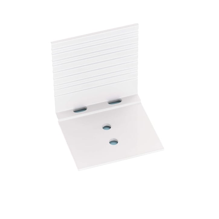 Profielafsluithoeken | Voor 16 & 25 mm platen in A1 & A3 profiel | Aluminium | 1 stuk | Wit #1