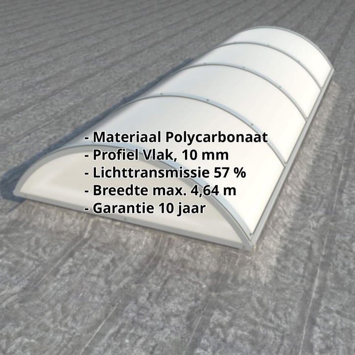 Alumon lichtstraat | Type 1/5 | Dagmaat 1,70 m | Opaal wit #2
