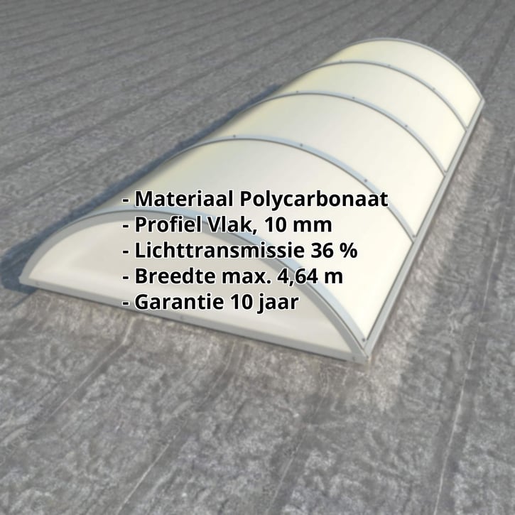 Alumon lichtstraat | Type 1/5 | Dagmaat 1,60 m | Opaal wit | Warmtewerend #2