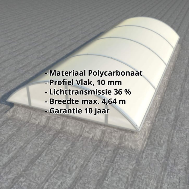Alumon lichtstraat | Type 1/5 | Dagmaat 3,50 m | Opaal wit | Warmtewerend #2