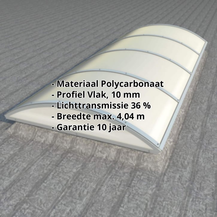 Alumon lichtstraat | Type 1/7 | Dagmaat 1,00 m | Opaal wit | Warmtewerend #2