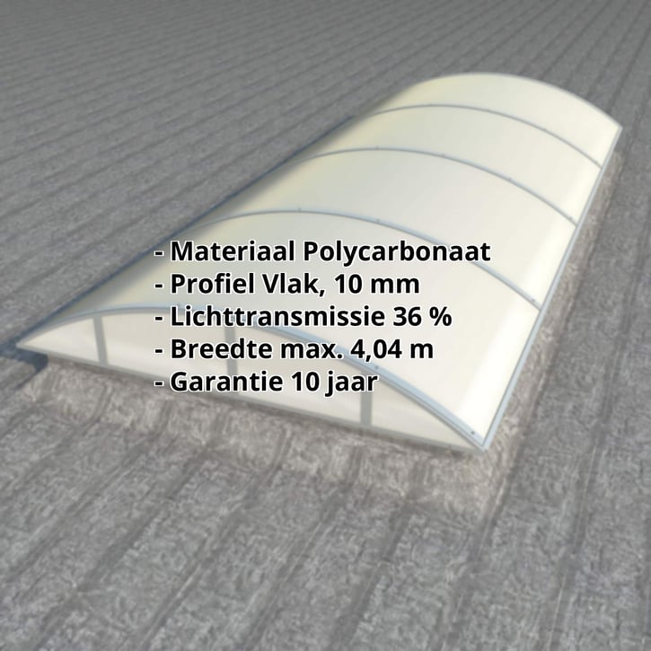 Alumon lichtstraat | Type 1/7 | Dagmaat 2,30 m | Opaal wit | Warmtewerend #2