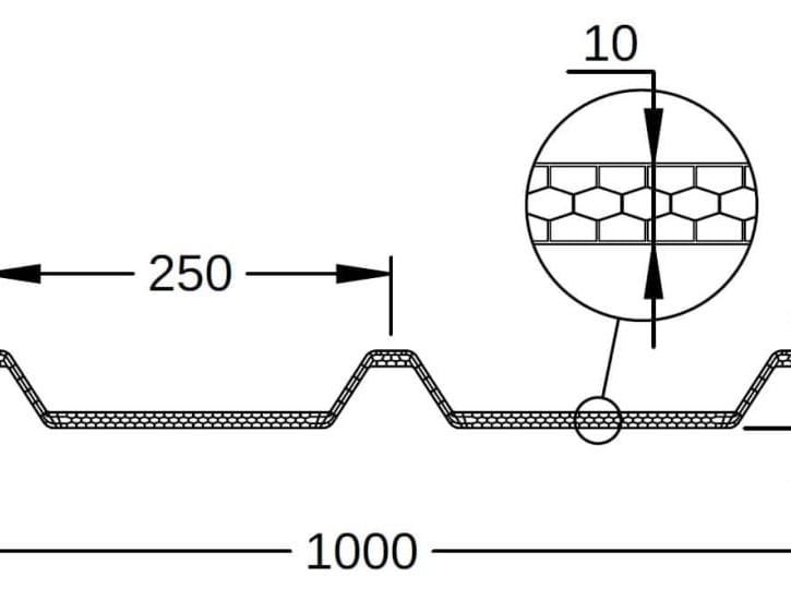 Stabilight lichtstraat | Type GT38/10 | Dagmaat 1,70 m #9