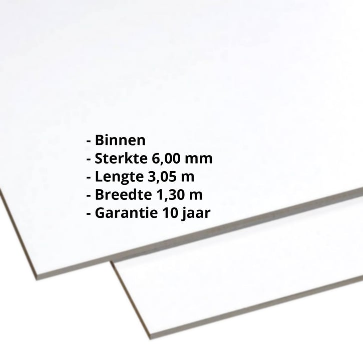 HPL plaat | Binnen | 6 mm | Lichtgrijs | 3,05 x 1,30 m #2