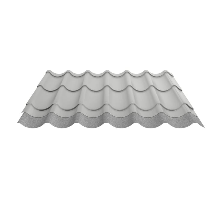Dakpanplaat 2/1060 | Anti-Drup 700 g/m² Staal 0,50 mm | 25 µm Polyester | 9006 - Zilver-Metallic Dakpanplaat 2/1060 | Anti-Drup 700 g/m² | Staal 0,50 mm | 25 µm Polyester | 9006 - Zilver-Metallic #5