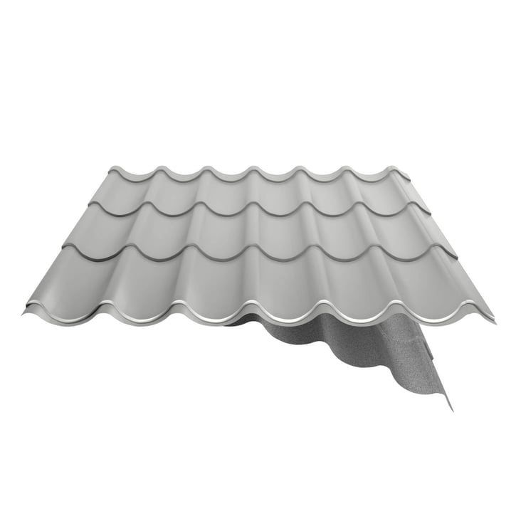 Dakpanplaat 2/1060 | Anti-Drup 700 g/m² Staal 0,50 mm | 25 µm Polyester | 9006 - Zilver-Metallic Dakpanplaat 2/1060 | Anti-Drup 700 g/m² | Staal 0,50 mm | 25 µm Polyester | 9006 - Zilver-Metallic #6