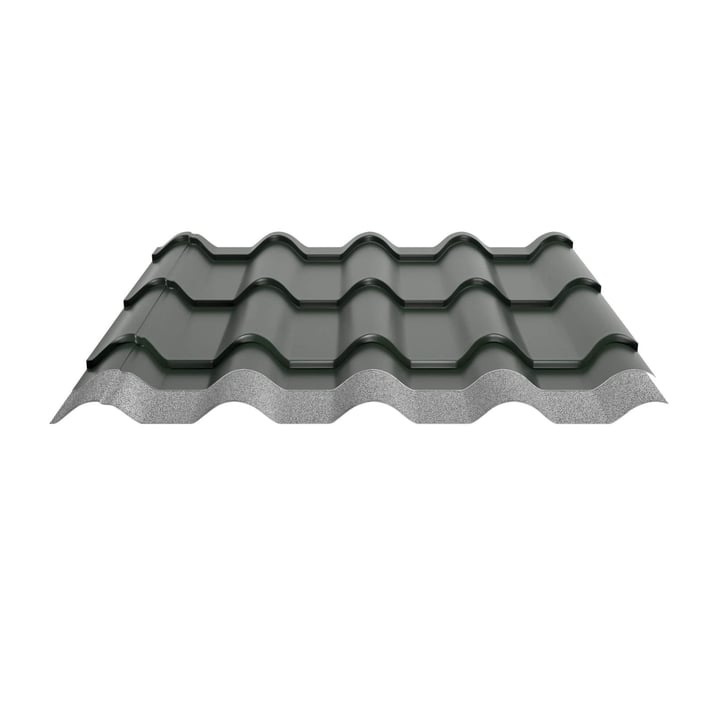 Dakpanplaat EUROPA | Anti-Drup 1000 g/m² | Staal 0,50 mm | 80 µm Shimoco | 6020 - Chroomoxydegroen #4