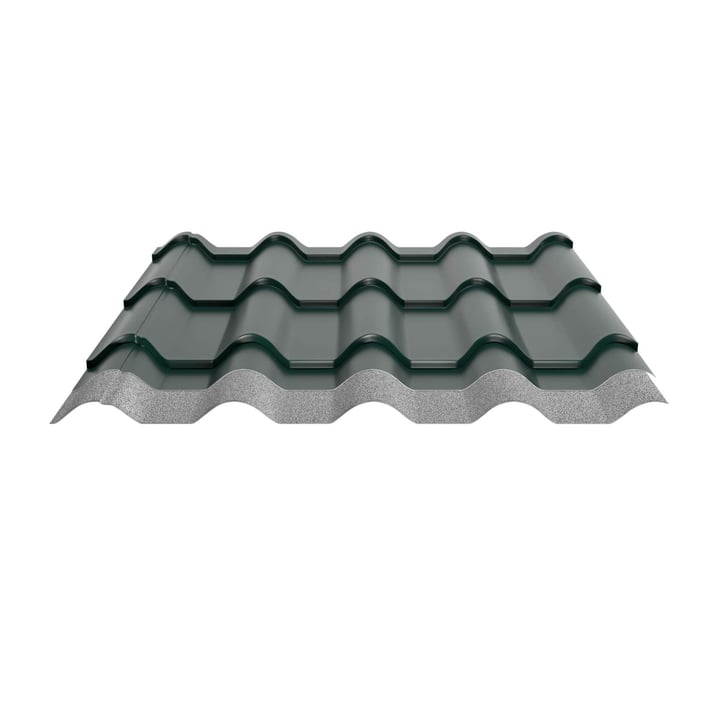 Dakpanplaat EUROPA | Anti-Drup 1000 g/m² | Aluminium 0,70 mm | 25 µm Polyester | 6005 - Mosgroen #4