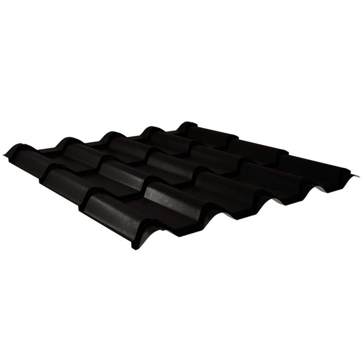 Dakpanplaat EUROPA Staal 0,50 mm | 35 µm Mattpolyester | 33 - Zwart Dakpanplaat EUROPA | Staal 0,50 mm | 35 µm Mattpolyester | 33 - Zwart #1
