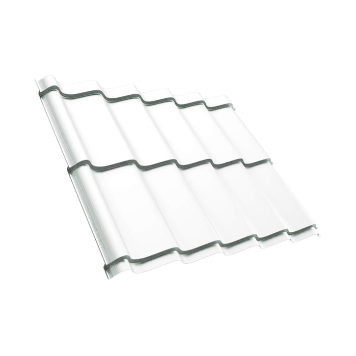 Dakpanplaat Szafir 350/15 | Staal 0,50 mm | 25 µm Polyester | 9010 - Zuiverwit #1