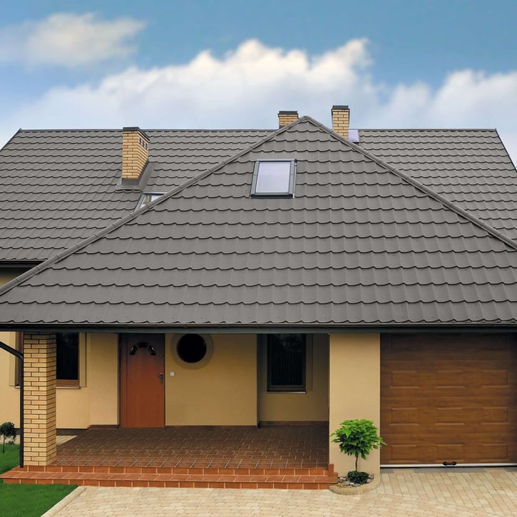 Dakpanplaat Szafir 350/15 | Staal 0,50 mm | 25 µm Polyester | 9007 - Grijs aluminiumkleurig #5