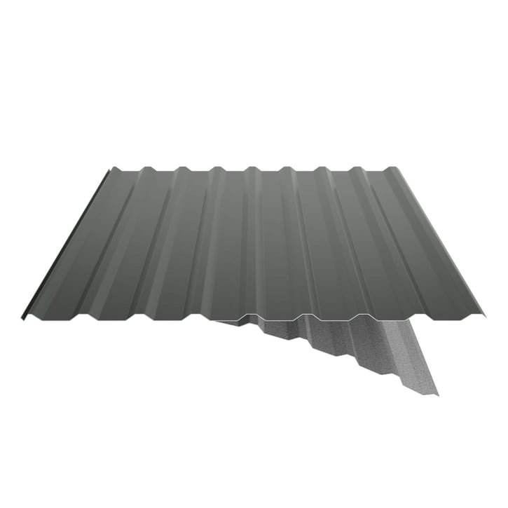 Damwandplaat 20/1100 | Dak | Anti-Drup 1000 g/m² Staal 0,75 mm | 25 µm Polyester | 6020 - Chroomoxydegroen Damwandplaat 20/1100 | Dak | Anti-Drup 1000 g/m² | Staal 0,75 mm | 25 µm Polyester | 6020 - Chroomoxydegroen #6