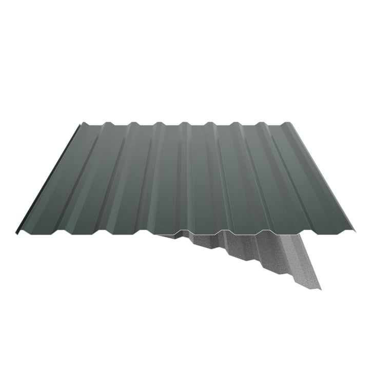 Damwandplaat 20/1100 | Dak | Anti-Drup 700 g/m² | Staal 0,50 mm | 60 µm Puramid | 6005 - Mosgroen #6