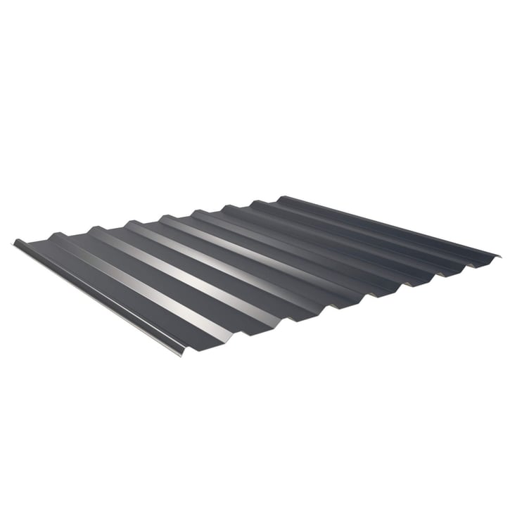 Damwandplaat 20/1100 | Dak | Anti-Drup 700 g/m² | Staal 0,75 mm | 60 µm Puramid | 7016 - Antracietgrijs #1