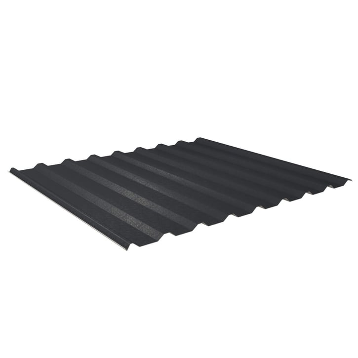 Damwandplaat 20/1100 | Dak | Anti-Drup 700 g/m² Staal 0,50 mm | 80 µm Shimoco | 7016 - Antracietgrijs Damwandplaat 20/1100 | Dak | Anti-Drup 700 g/m² | Staal 0,50 mm | 80 µm Shimoco | 7016 - Antracietgrijs #1
