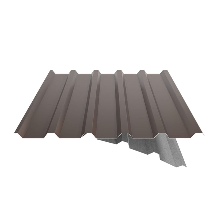 Damwandplaat 35/207 | Dak | Anti-Drup 1000 g/m² Staal 0,50 mm | 25 µm Polyester | 8011 - Notenbruin Damwandplaat 35/207 | Dak | Anti-Drup 1000 g/m² | Staal 0,50 mm | 25 µm Polyester | 8011 - Notenbruin #6