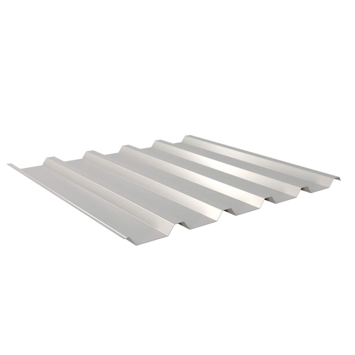 Damwandplaat 35/207 | Dak | Anti-Drup 1000 g/m² | Staal 0,75 mm | 25 µm Polyester | 9006 - Zilver-Metallic #1