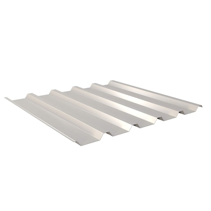 Damwandplaat 35/207 | Dak | Anti-Drup 1000 g/m² | Staal 0,75 mm | 60 µm Puramid | 9002 - Grijswit #1