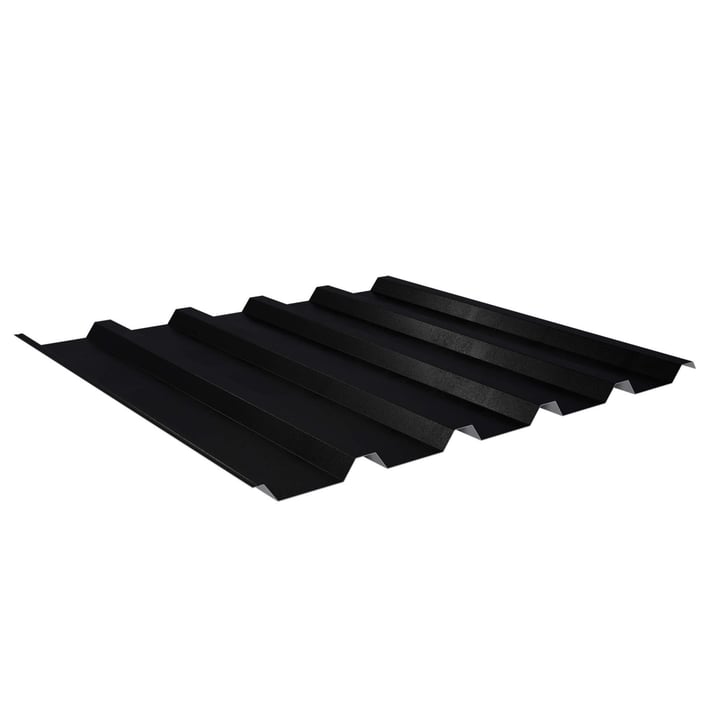 Damwandplaat 35/207 | Dak | Anti-Drup 700 g/m² Staal 0,50 mm | 35 µm Mattpolyester | 33 - Zwart Damwandplaat 35/207 | Dak | Anti-Drup 700 g/m² | Staal 0,50 mm | 35 µm Mattpolyester | 33 - Zwart #1