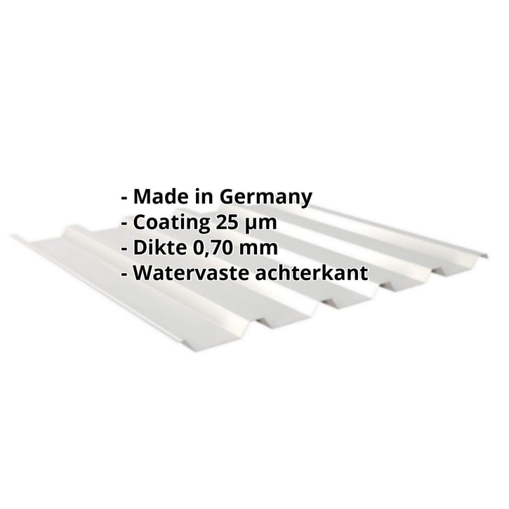 Damwandplaat 35/207 | Dak | Aluminium 0,70 mm | 25 µm Polyester | 9006 - Zilver-Metallic #2