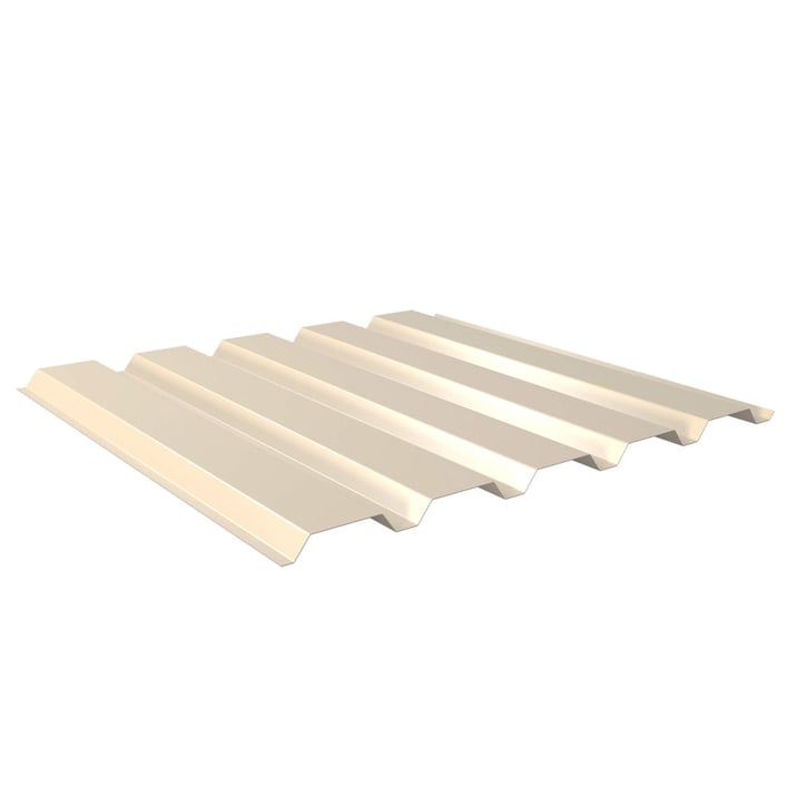 Damwandplaat 35/207 | Gevel | Staal 0,75 mm | 25 µm Polyester | 1015 - Licht ivoorkleurig #1