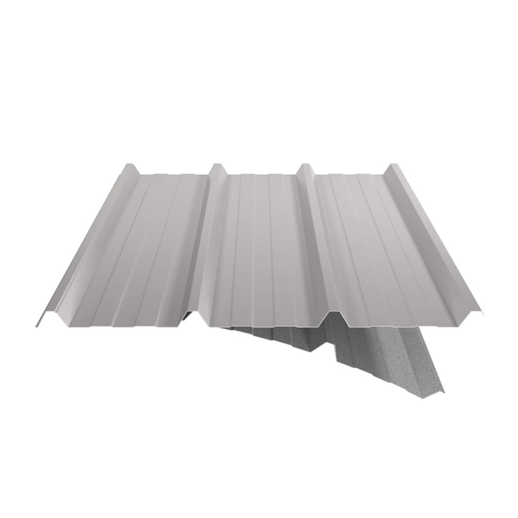 Damwandplaat 45/333 | Dak | Anti-Drup 1000 g/m² | Staal 0,50 mm | 25 µm Polyester | 7035 - Lichtgrijs #7
