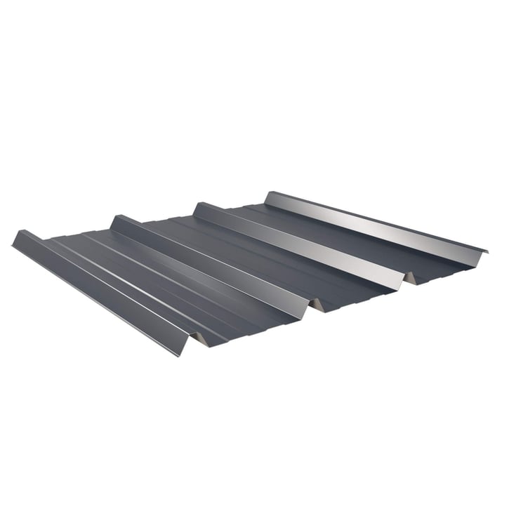 Damwandplaat 45/333 | Dak | Anti-Drup 2400 g/m² | Restpartij Staal 0,40 mm | 25 µm Polyester | 7016 - Antracietgrijs Damwandplaat 45/333 | Dak | Anti-Drup 2400 g/m² | Restpartij | Staal 0,40 mm | 25 µm Polyester | 7016 - Antracietgrijs #1