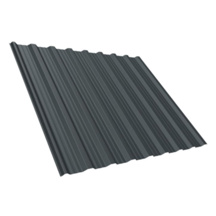 Damwandplaat T18DR | Dak | Anti-Drup 700 g/m² Staal 0,63 mm | 25 µm Polyester | 7016 - Antracietgrijs Damwandplaat T18DR | Dak | Anti-Drup 700 g/m² | Staal 0,63 mm | 25 µm Polyester | 7016 - Antracietgrijs #2