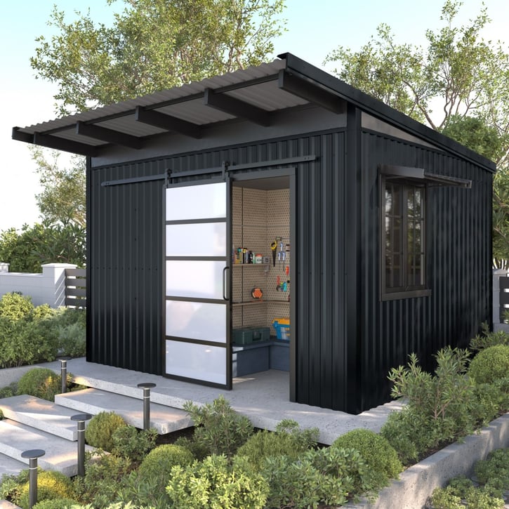 Damwandplaat T18DR | Dak | Staal 0,75 mm | 25 µm Polyester | 7016 - Antracietgrijs beide zijden #3