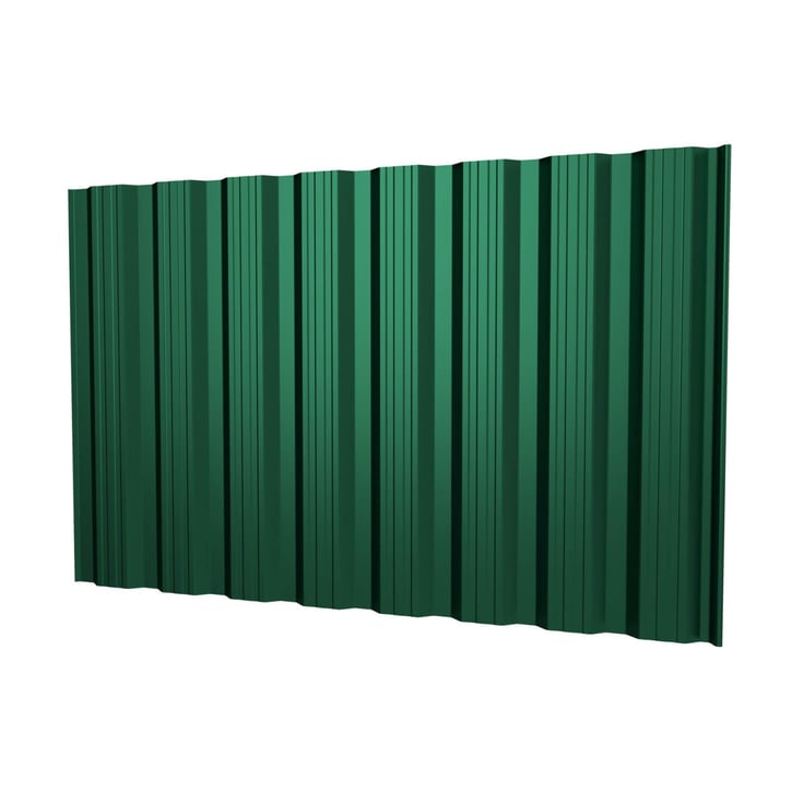 Damwandplaat T18DR | Gevel Staal 0,50 mm | 25 µm Polyester | 6005 - Mosgroen Damwandplaat T18DR | Gevel | Staal 0,50 mm | 25 µm Polyester | 6005 - Mosgroen #1