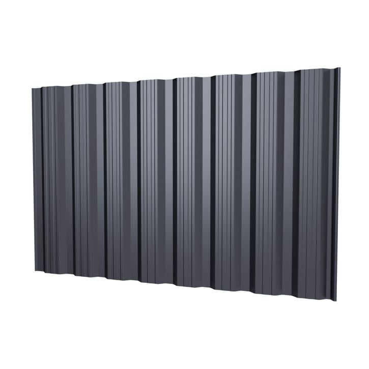 Damwandplaat T18DR | Gevel | Staal 0,50 mm | 25 µm Polyester | 7024 - Grafietgrijs #1