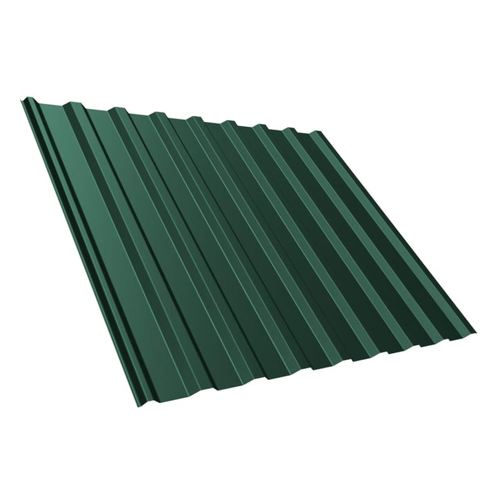 Damwandplaat T20M | Dak | Anti-Drup 700 g/m² Staal 0,50 mm | 25 µm Polyester | 6005 - Mosgroen Damwandplaat T20M | Dak | Anti-Drup 700 g/m² | Staal 0,50 mm | 25 µm Polyester | 6005 - Mosgroen #1