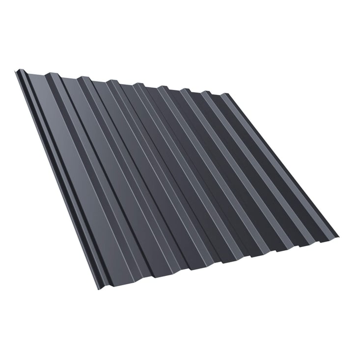 Damwandplaat T20M | Dak | Anti-Drup 700 g/m² Staal 0,50 mm | 25 µm Polyester | 7024 - Grafietgrijs Damwandplaat T20M | Dak | Anti-Drup 700 g/m² | Staal 0,50 mm | 25 µm Polyester | 7024 - Grafietgrijs #1