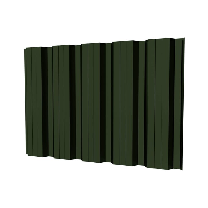 Damwandplaat T35DR | Gevel | Staal 0,75 mm | 25 µm Polyester | 6020 - Chroomoxydegroen #1