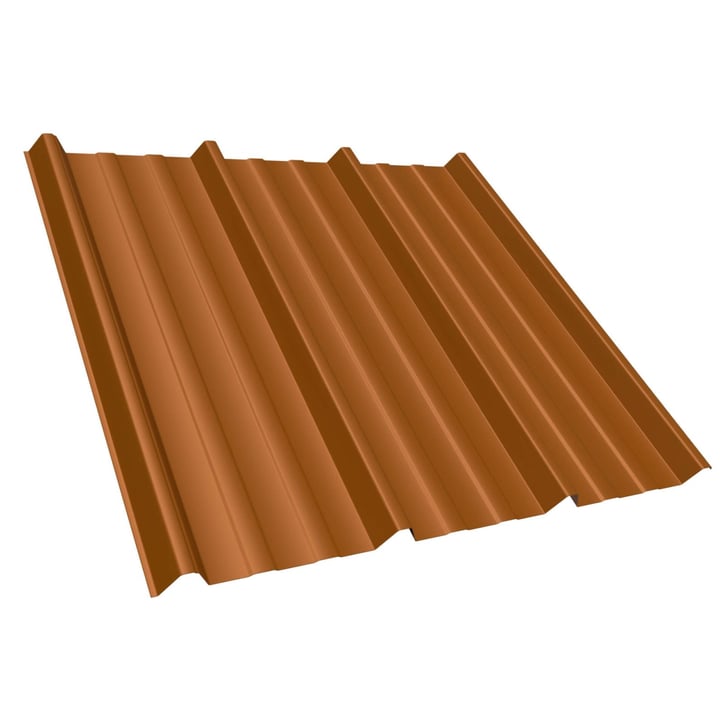 Damwandplaat T45/333M | Dak Staal 0,50 mm | 35 µm Mattpolyester | 750 - Tegelrood Damwandplaat T45/333M | Dak | Staal 0,50 mm | 35 µm Mattpolyester | 750 - Tegelrood #1