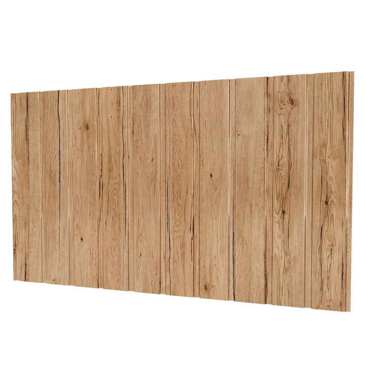 Damwandplaat T7M | Gevel Staal 0,50 mm | 25 µm Polyester | Houtlook - Ahorn Damwandplaat T7M | Gevel | Staal 0,50 mm | 25 µm Polyester | Houtlook - Ahorn #1