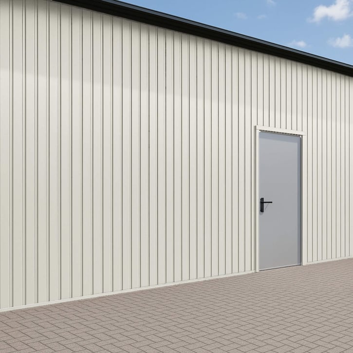 Damwandplaat T7M | Gevel Staal 0,63 mm | 25 µm Polyester | 9002 - Grijswit Damwandplaat T7M | Gevel | Staal 0,63 mm | 25 µm Polyester | 9002 - Grijswit #3