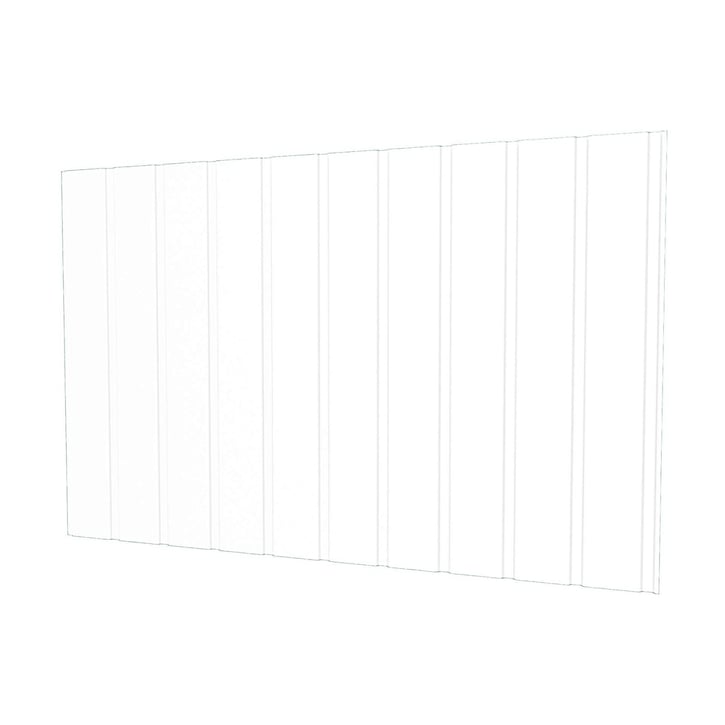 Damwandplaat T7M | Gevel | Staal 0,75 mm | 25 µm Polyester | 9010 - Zuiverwit #1