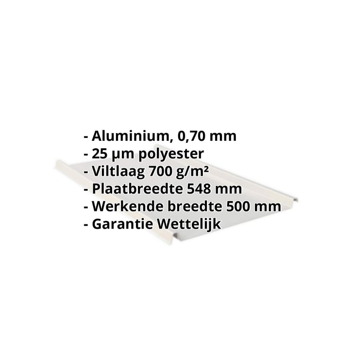 Felsplaat 33/500-LE | Dak | Anti-Drup 700 g/m² | Aluminium 0,70 mm | 25 µm Polyester | 9006 - Zilver-Metallic #2