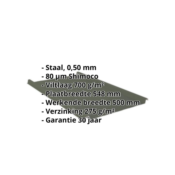 Felsplaat 33/500-LR | Dak | Anti-Drup 700 g/m² Staal 0,50 mm | 80 µm Shimoco | 6020 - Chroomoxydegroen Felsplaat 33/500-LR | Dak | Anti-Drup 700 g/m² | Staal 0,50 mm | 80 µm Shimoco | 6020 - Chroomoxydegroen #2