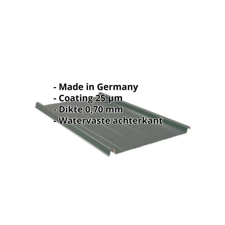 Felsplaat 33/500-LR | Dak Aluminium 0,70 mm | 25 µm Polyester | 6005 - Mosgroen Felsplaat 33/500-LR | Dak | Aluminium 0,70 mm | 25 µm Polyester | 6005 - Mosgroen #2