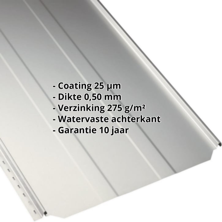 Felsplaat PD-510-S | Damwand Staal 0,50 mm | 25 µm Polyester | 9002 - Grijswit Felsplaat PD-510-S | Damwand | Staal 0,50 mm | 25 µm Polyester | 9002 - Grijswit #2