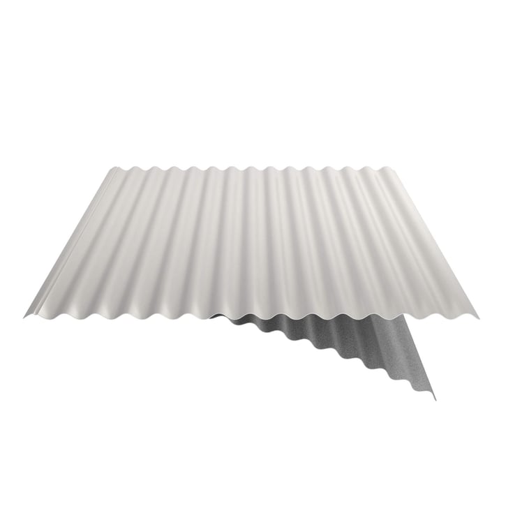 Golfplaat 18/1064 | Dak | Anti-Drup 700 g/m² | Staal 0,50 mm | 25 µm Polyester | 9010 - Zuiverwit #6
