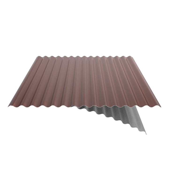 Golfplaat 18/1064 | Dak | Anti-Drup 700 g/m² Staal 0,75 mm | 25 µm Polyester | 8012 - Roodbruin Golfplaat 18/1064 | Dak | Anti-Drup 700 g/m² | Staal 0,75 mm | 25 µm Polyester | 8012 - Roodbruin #6