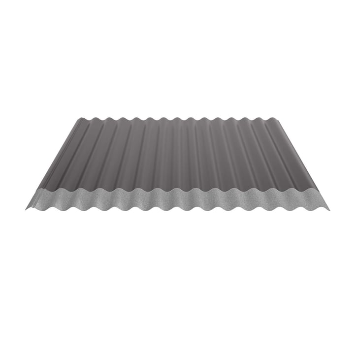 Golfplaat 18/1064 | Dak | Anti-Drup 700 g/m² | Staal 0,50 mm | 60 µm Puramid | 8017 - Chocoladebruin #5