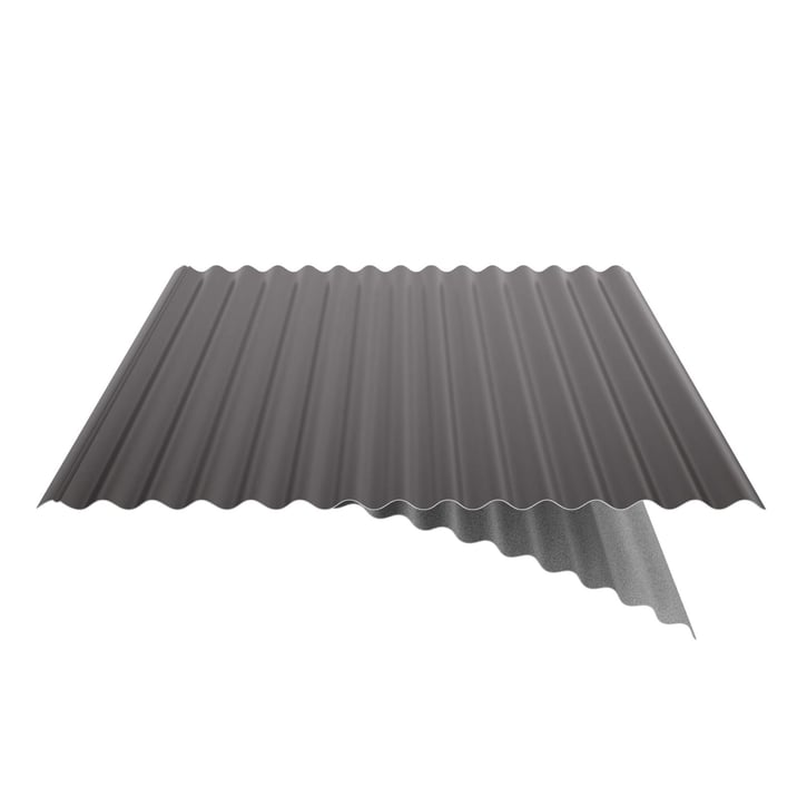 Golfplaat 18/1064 | Dak | Anti-Drup 700 g/m² | Staal 0,50 mm | 60 µm Puramid | 8017 - Chocoladebruin #6