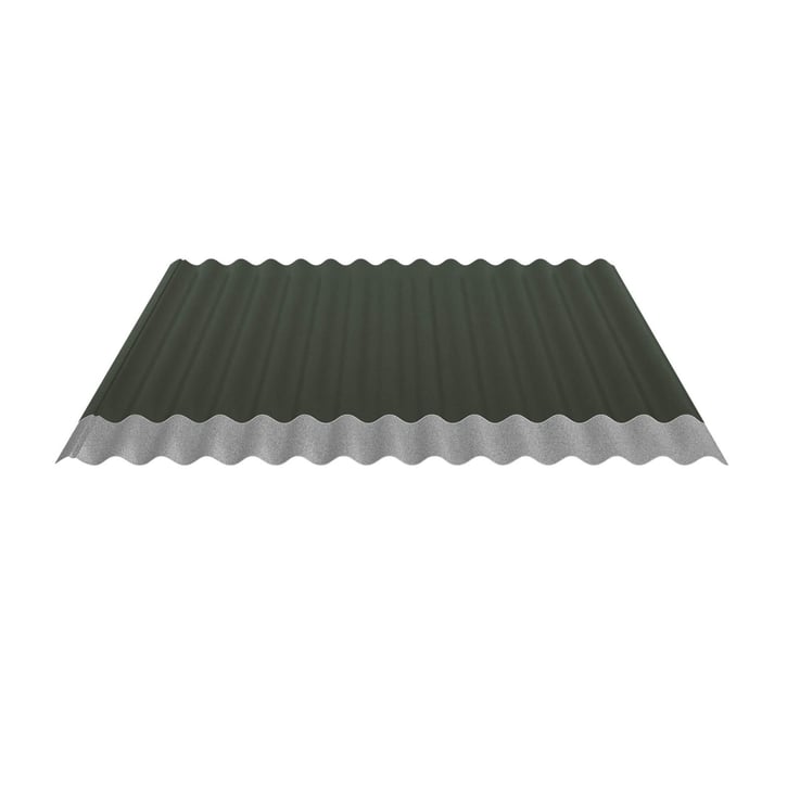 Golfplaat 18/1064 | Dak | Anti-Drup 700 g/m² | Staal 0,50 mm | 80 µm Shimoco | 6020 - Chroomoxydegroen #5